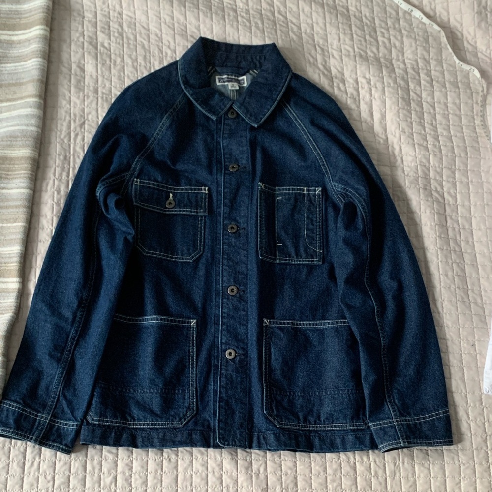 Wallace and Barnes Japanese Denim Chore Coat